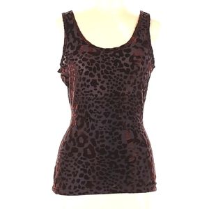 Teez-her brown leopard shapewear tank size Large